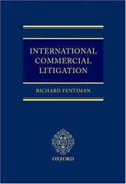 Cover of: International Commercial Litigation