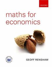 Maths for Economics by Geoffrey Renshaw