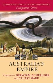 Cover of: Australia's Empire (Oxford History of the British Empire Companion Series)