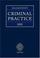 Cover of: Blackstone's Criminal Practice 2005 (Blackstone's Criminal Practice)