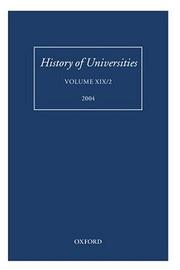 Cover of: History of Universities by Mordechai Feingold, Mordechai Feingold