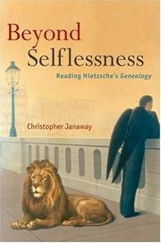 Cover of: Beyond Selflessness: Reading Nietzsche's Genealogy