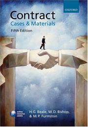 Cover of: Contract: Cases and Materials (Cases & Materials)