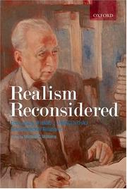 Cover of: Realism Reconsidered by Michael Williams, Michael Williams