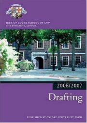 Cover of: Drafting 2006-07 (Blackstone Bar Manual)