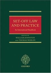 Cover of: Set-Off Law and Practice: An International Handbook