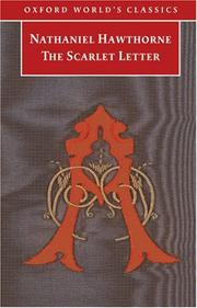 Cover of: The Scarlet Letter by Nathaniel Hawthorne, Cindy Weinstein