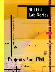 Cover of: Select: HTML (SELECT Lab)