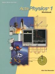 Cover of: Activphysics 1 by Alan Van Heuvelen