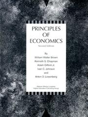 Cover of: Principles of Economics | Brown