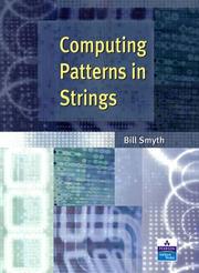 Computing Patterns in Strings (ACM Press Books) by William Smyth