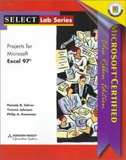 Cover of Projects for Microsoft Excel 97
