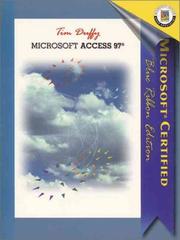 Cover of: Microsoft Access 97 by Tim Duffy