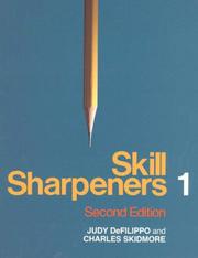 Cover of: Skill Sharpeners/No 1 (Skill Sharpeners) | J. Defilippo