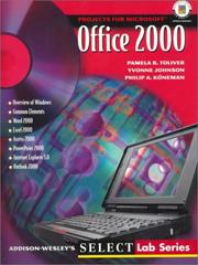 Cover of: Projects for Office 2000, Microsoft Certified Edition by Pamela R. Toliver, Yvonne Johnson, Philip A. Koneman