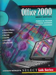 Cover of: Projects for Office 2000, Brief Edition by Pamela R. Toliver, Yvonne Johnson, Philip A. Koneman