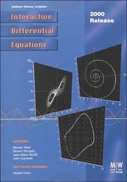 Cover of: Interactive Differential Equations by Beverly West, Steven H. Strogatz, Jean Marie McDill, John Cantwell