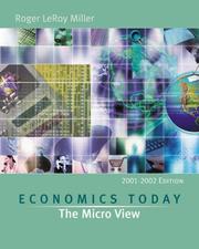 Cover of: Economics Today: The Micro View, 2001-2002 w/ Economics in Action Version 2 (11th Edition)