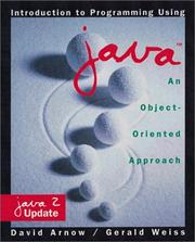 Cover of: Introduction to Programming Using Java: An Object-Oriented Approach, Java 2 Update, JavaPlace Edition