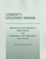Cover of: Student's Solutions Manual Mathematics with Applications