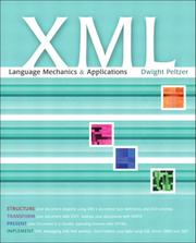 Cover of: XML | Dwight Peltzer