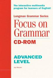 Cover of: Focus on Grammar by Jay Maurer