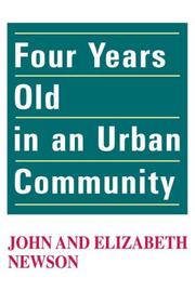 Cover of: Four Years Old in an Urban Community