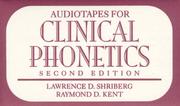 Cover of: Audiotapes for Clinical Phonetics