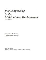 Cover of: Public Speaking in the Multicultural Environment