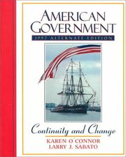 Cover of: American Government: Continuity and Change, 1997 Alternate Edition