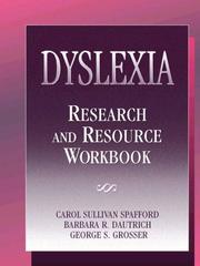 Cover of: Dyslexia