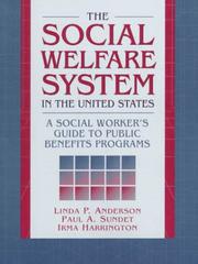 Cover of: Social Welfare System in the United States, The: A Social Worker's Guide to Public Benefits Programs