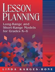 Cover of: Lesson Planning: Long-Range and Short-Range Models for Grades K-6