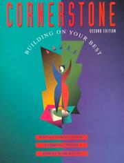 Cover of: Cornerstone by Rhonda J. Montgomery, Patricia G. Moody, Robert M. Sherfield