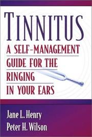 Cover of: Tinnitus | Jane L. Henry