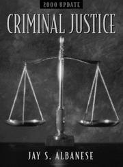 Cover of: Criminal Justice, 2000 Update (Interactive Edition) by Jay S. Albanese
