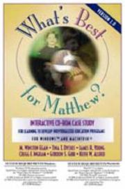 Cover of: What's Best for Matthew?: Version 2.0 : Interactive Cd-Rom Case Study