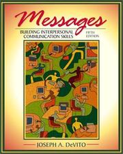 Cover of: Messages by Joseph A. DeVito, Joseph A. DeVito