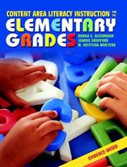 Cover of: Content Area Literacy Instruction for the Elementary Grades