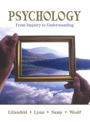 Cover of: Psychology: From Inquiry to Understanding (MyPsychLab Series)