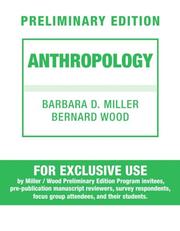 Cover of: Anthropology, Preliminary Edition