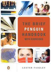 Cover of: Brief Penguin Handbook with Exercises, The (3rd Edition) by Lester Faigley