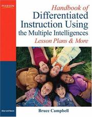 Cover of: Handbook of Differentiated Instruction Using the Multiple Intelligences by Bruce Campbell