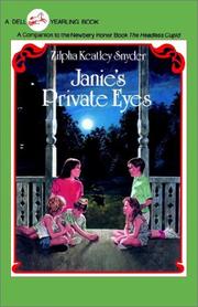 Cover of: Janie's Private Eyes