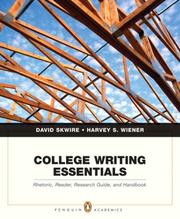 Cover of: College Writing Essentials: Rhetoric, Reader, Research Guide, and Handbook