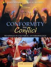 Cover of: Conformity and Conflict, 2008 Edition (Book Alone) (MyAnthroKit Series) by James & Spradley, David W. McCurdy