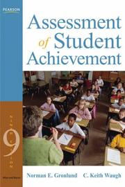 Cover of: Assessment of Student Achievement (9th Edition) by Norman E. Gronlund, C. Keith Waugh
