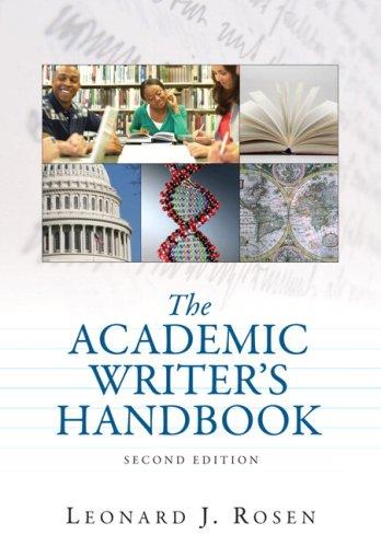 Academic Writer's Handbook, The (2nd Edition) (MyCompLab Series