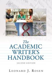 Cover of: Academic Writer's Handbook, The (2nd Edition) (MyCompLab Series)