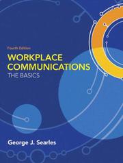 Cover of: Workplace Communications (4th Edition) by George J. Searles